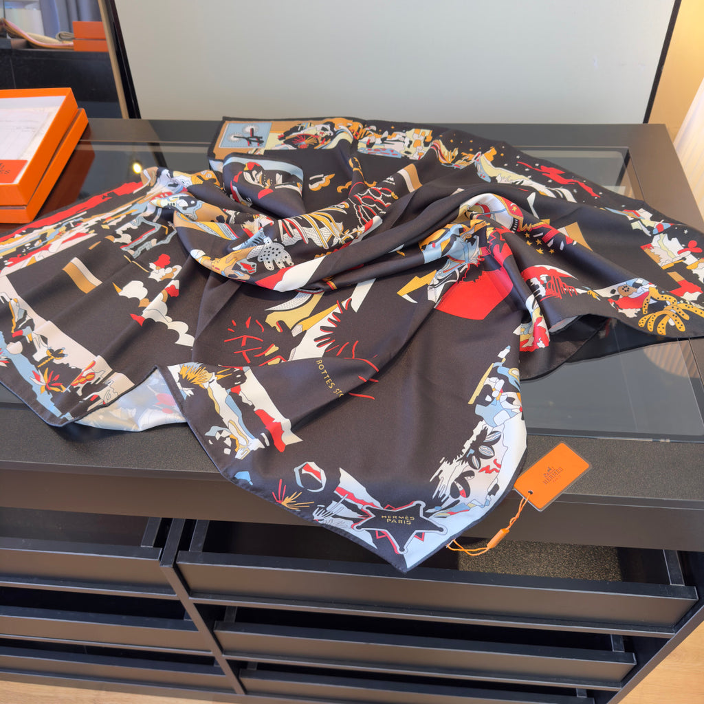 W1N46H22 Popular Silk Scarve