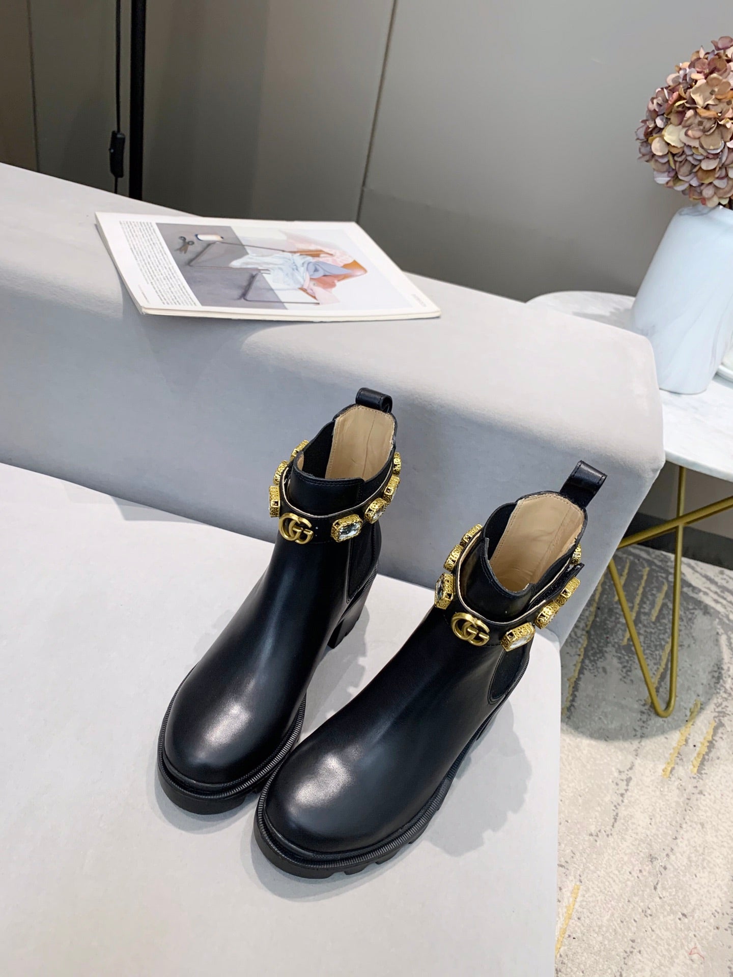 Z2XB195 Popular leather boot (top layer leather lining)