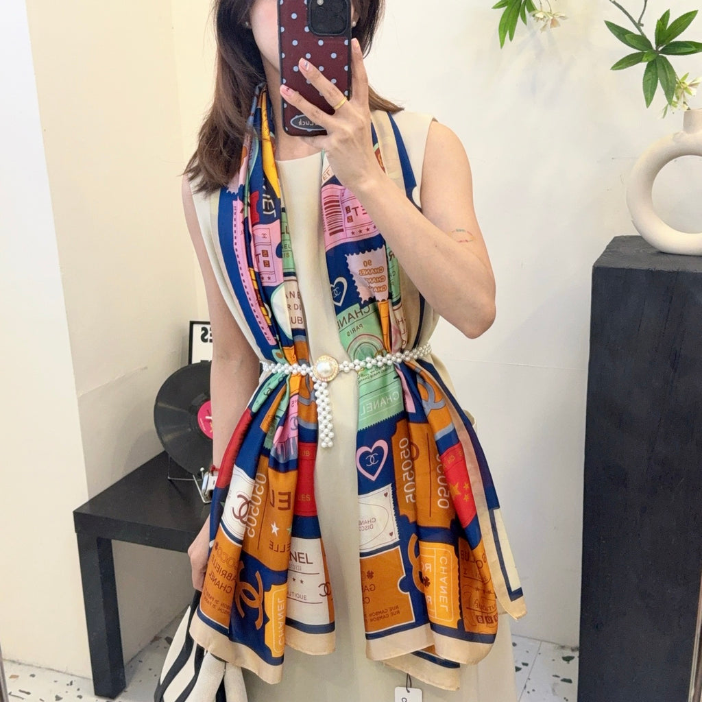 W1Z35C198  Popular Silk Scarve