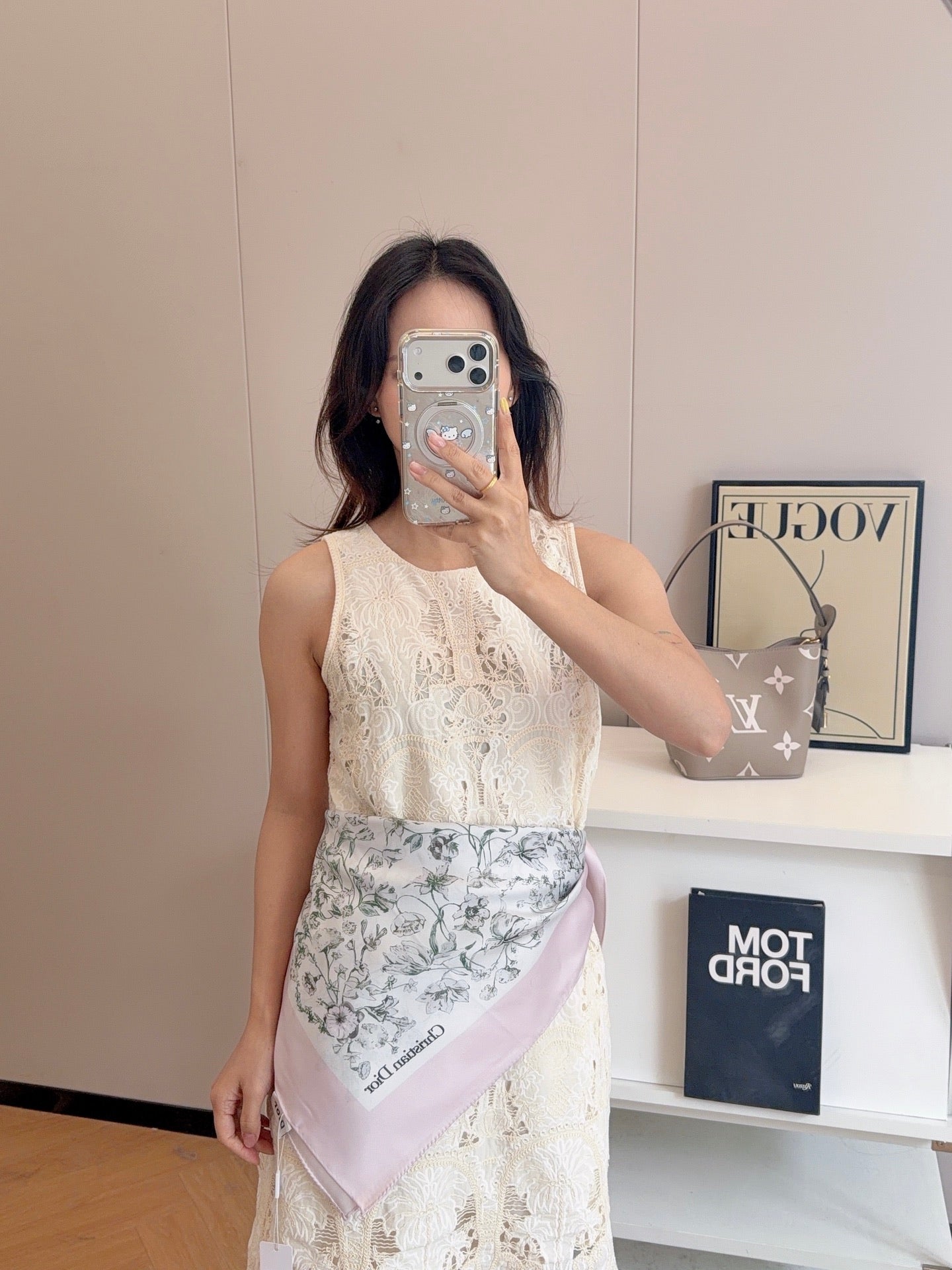 W1N36D20 Popular Silk Scarve