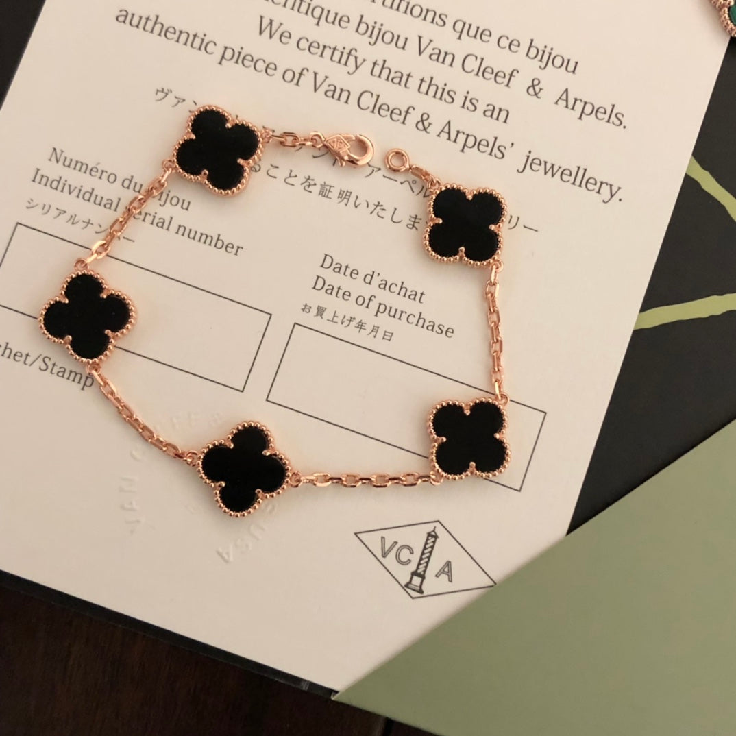 X5X53VA180K  Popular bracelets 5 flowers normal size1.5cm flower