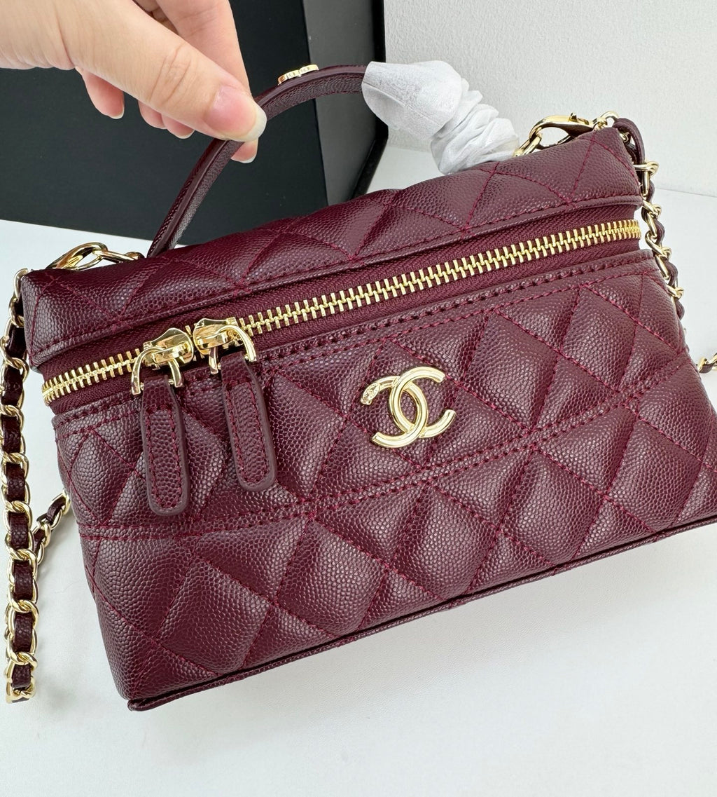 B1Q55C3 Popular   leather caviar bag