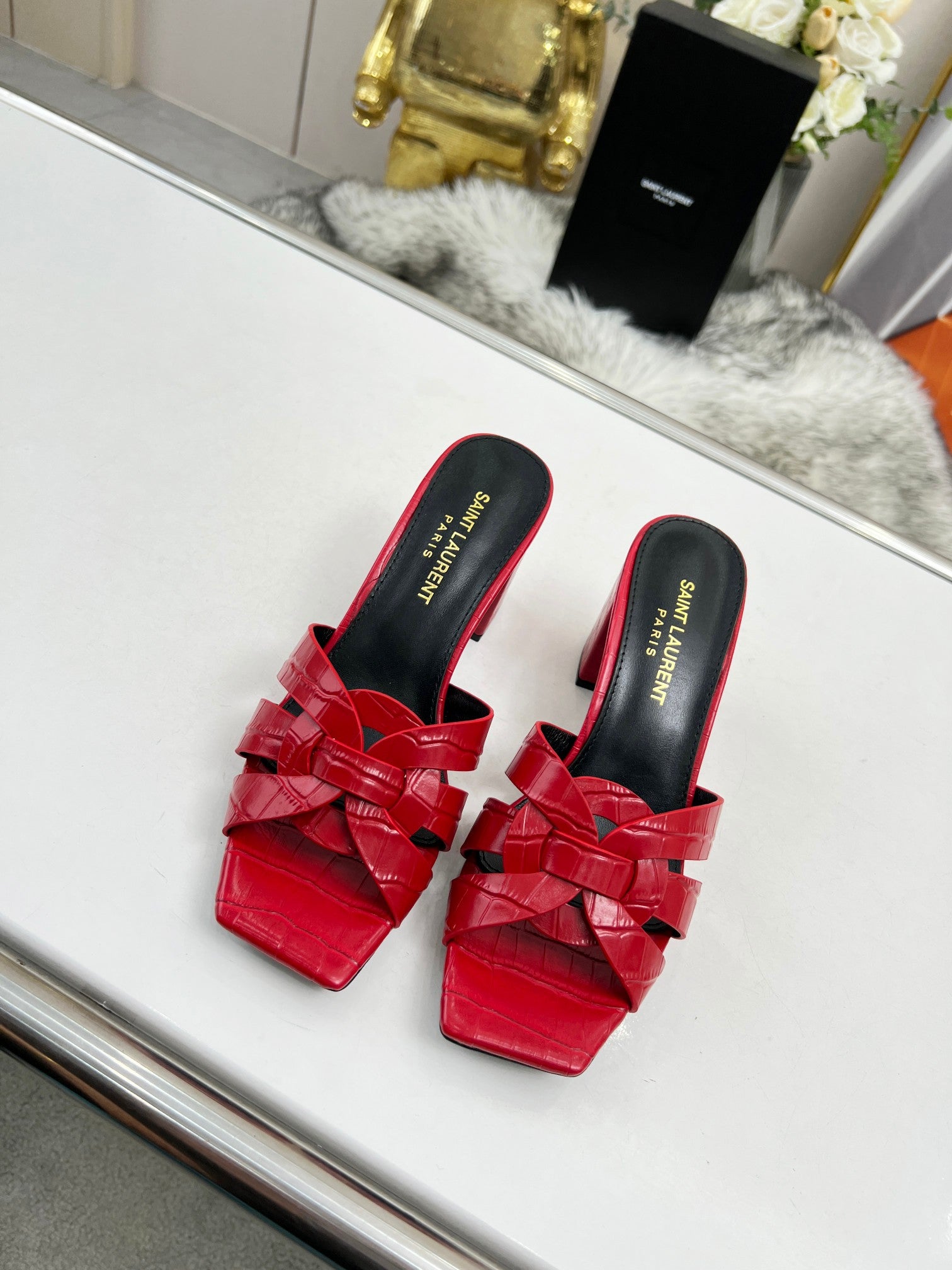 Z2Z85SL35  Popular leather High heels(Heel height 6.5CM)