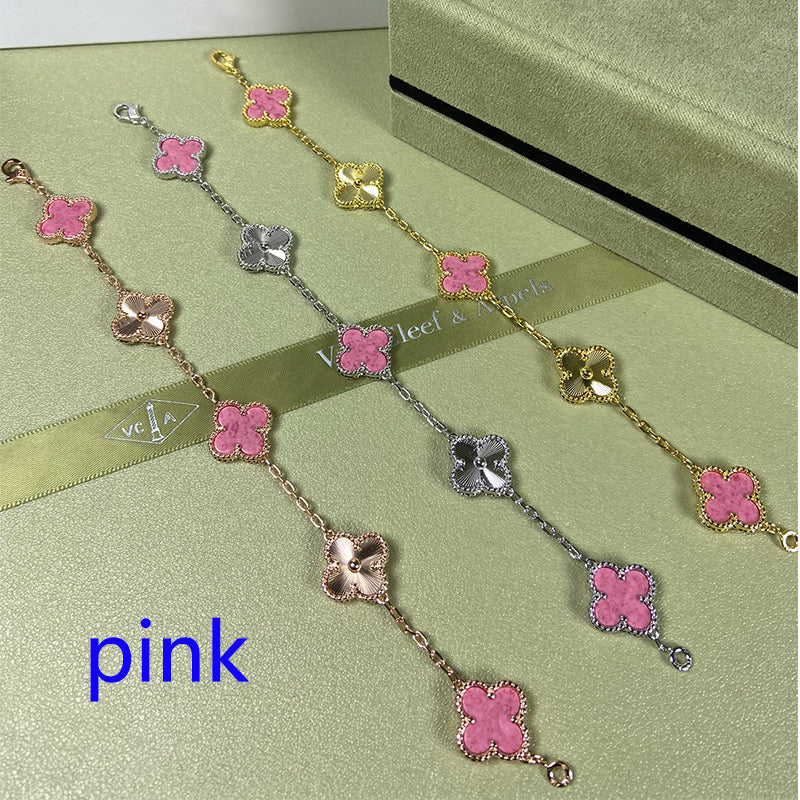 X5X94VA181K  Popular bracelets  5 flowers normal size1.5cm flower