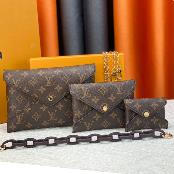 B1P46E26 Popular leather bag（three-piece）