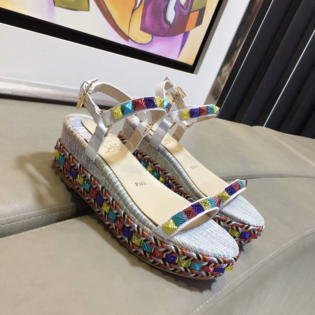 Z2ZA55 Popular leather High heels 6cm