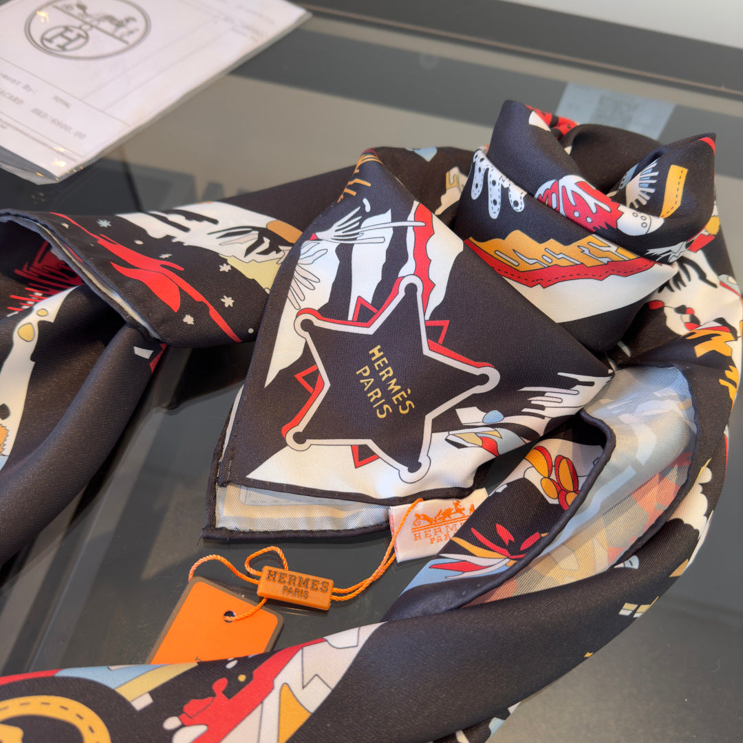 W1N46H22 Popular Silk Scarve