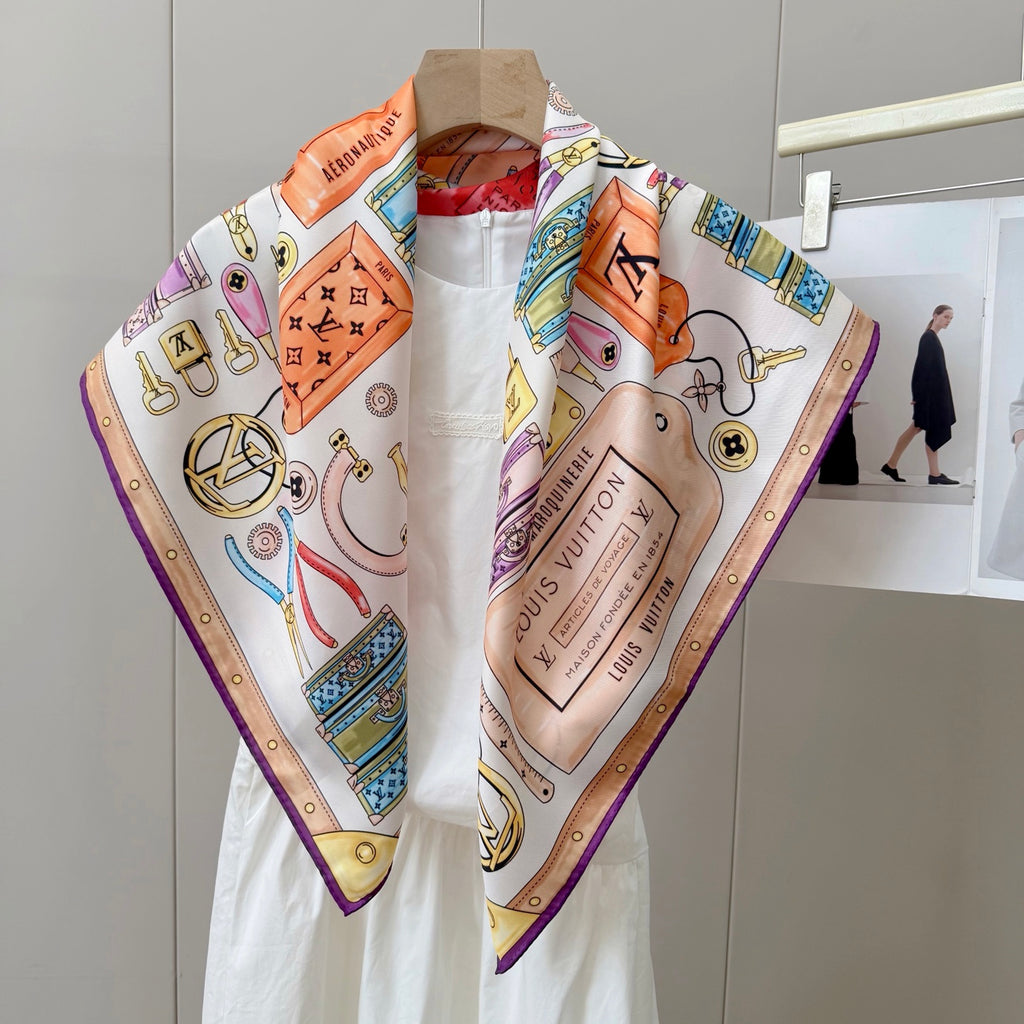 W1N36E18 Popular Silk Scarve