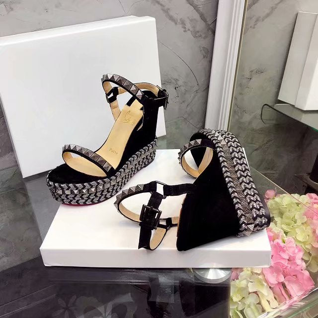 Z2ZA58 Popular leather High heels 12cm heel