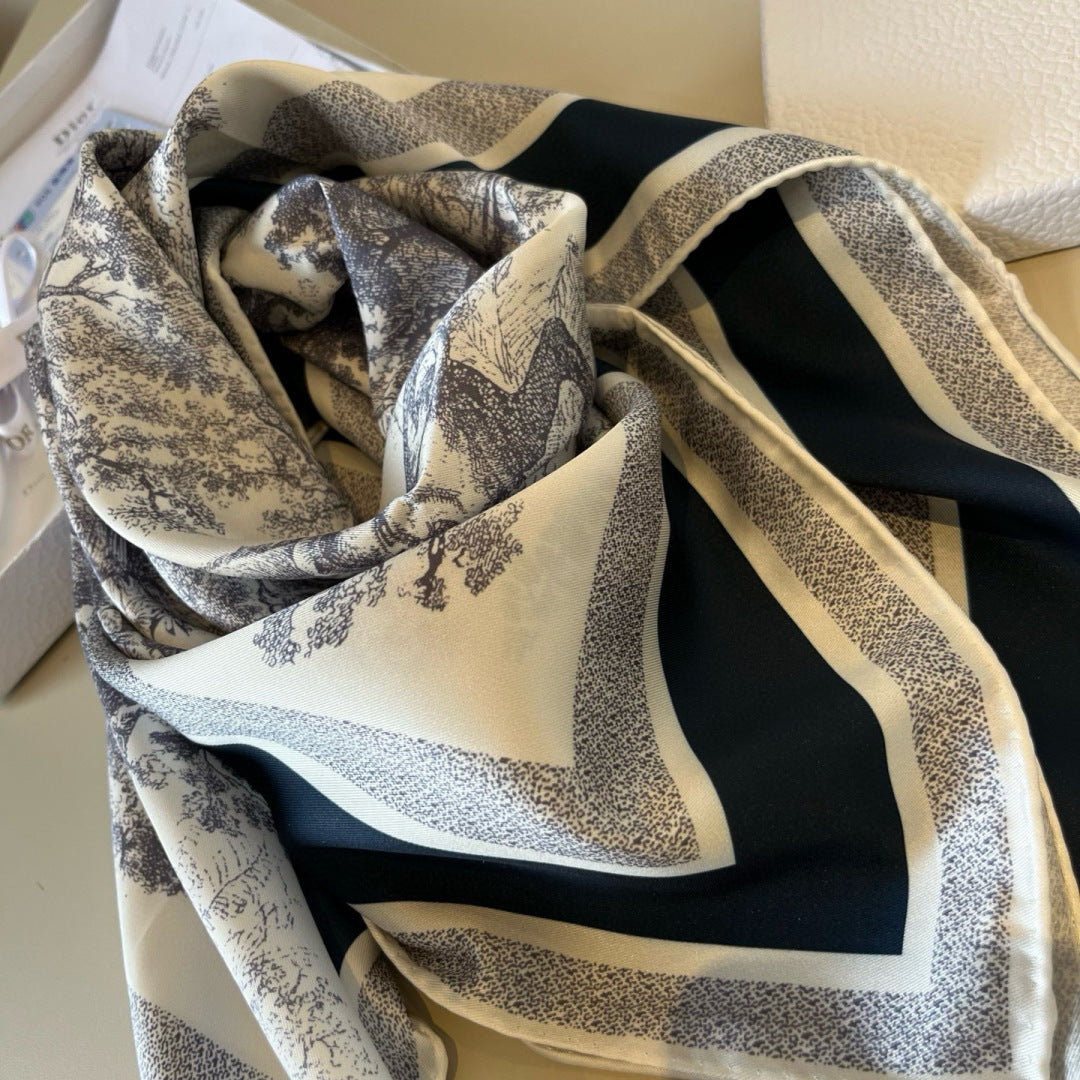 W1N46D35 Popular Silk Scarve