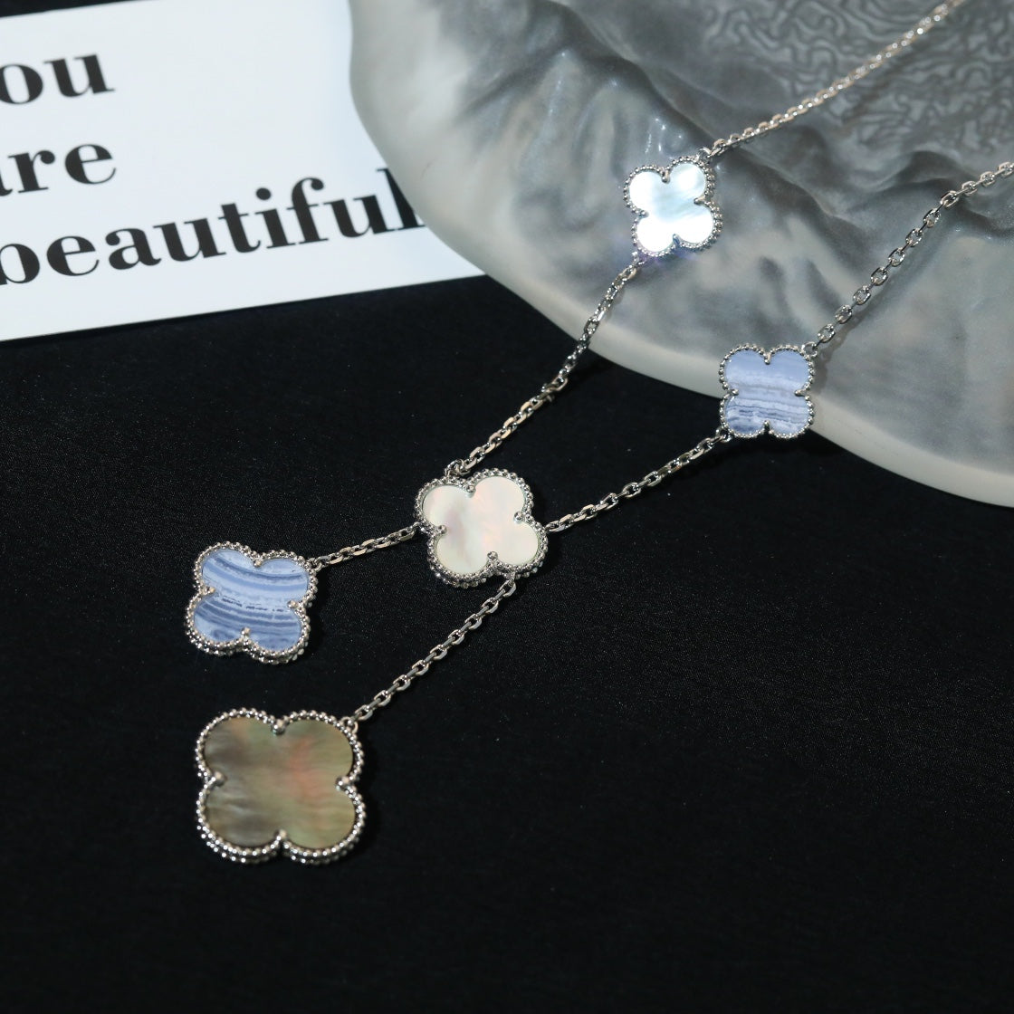 X5X53VA182K Popular 6 flowers necklaces