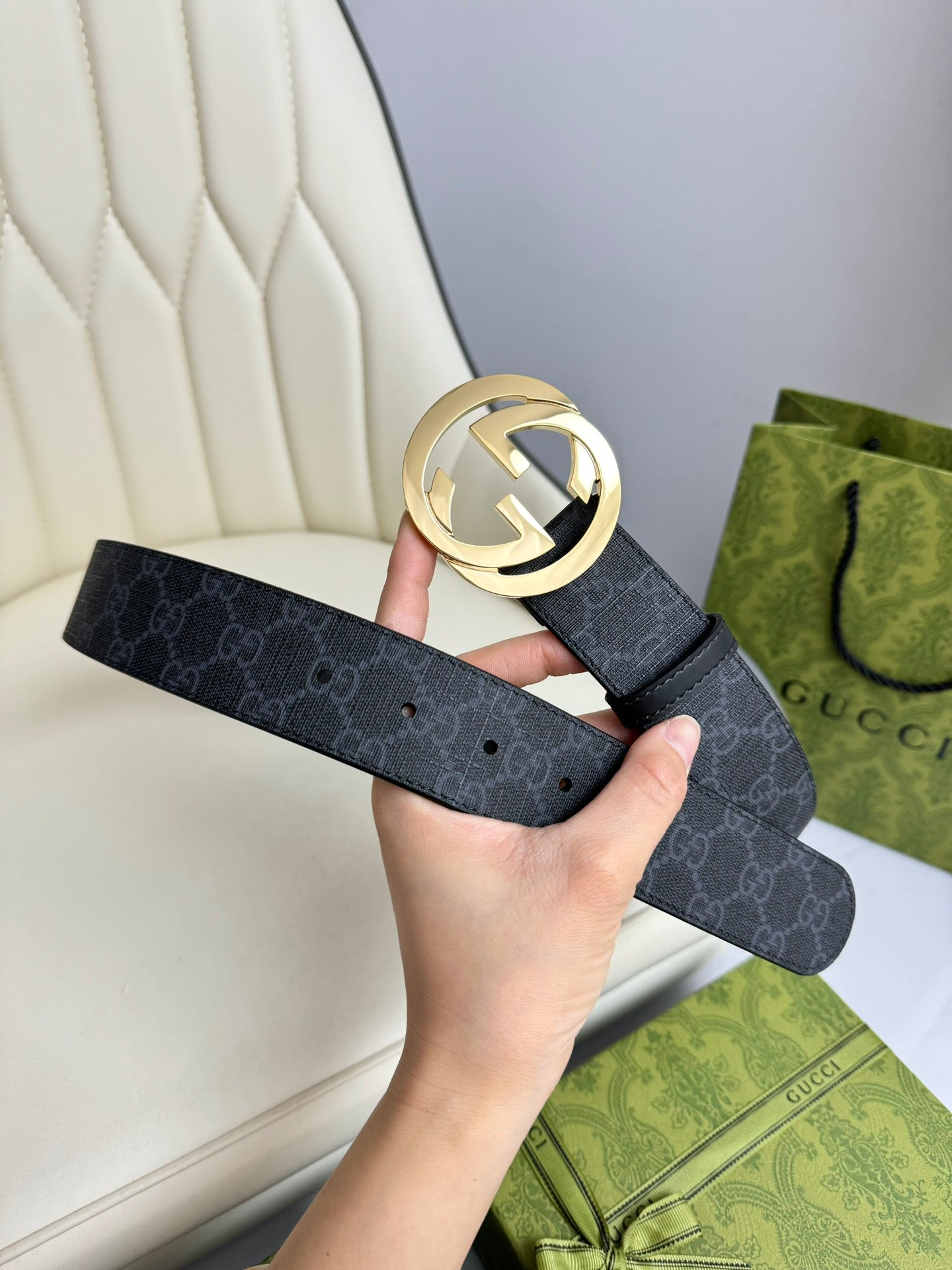 P1N95B3 Popular  high-quality leather belt