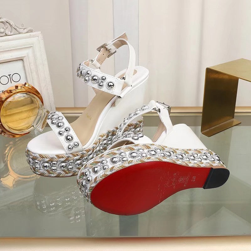 Z2ZA48 Popular leather High heels 12cm heel
