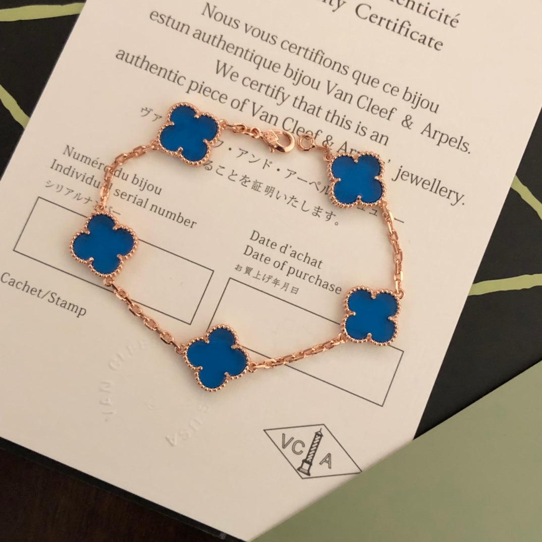 X5X53VA180K  Popular bracelets 5 flowers normal size1.5cm flower