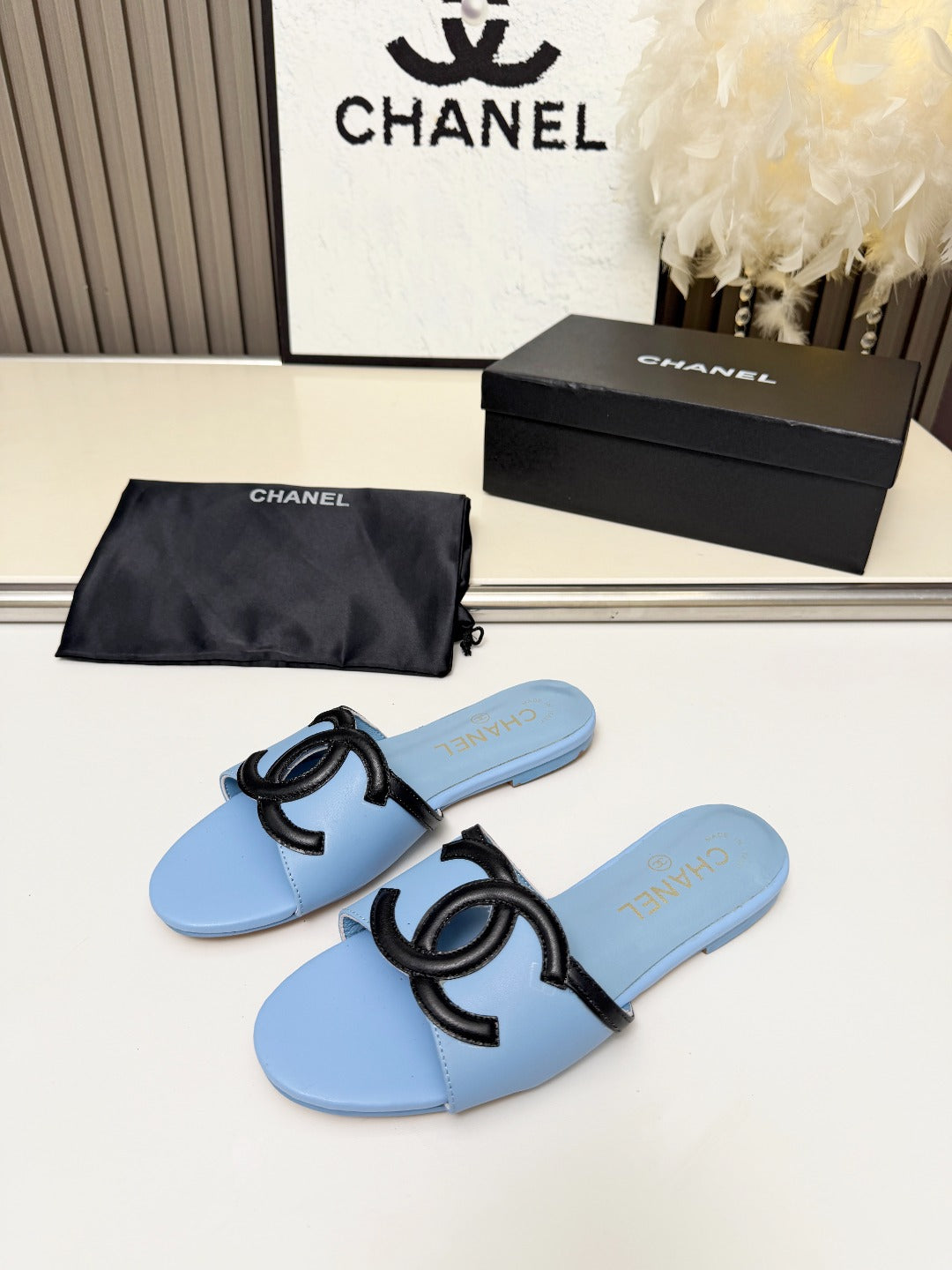 ZPX76C6  Popular high-quality leather slippers