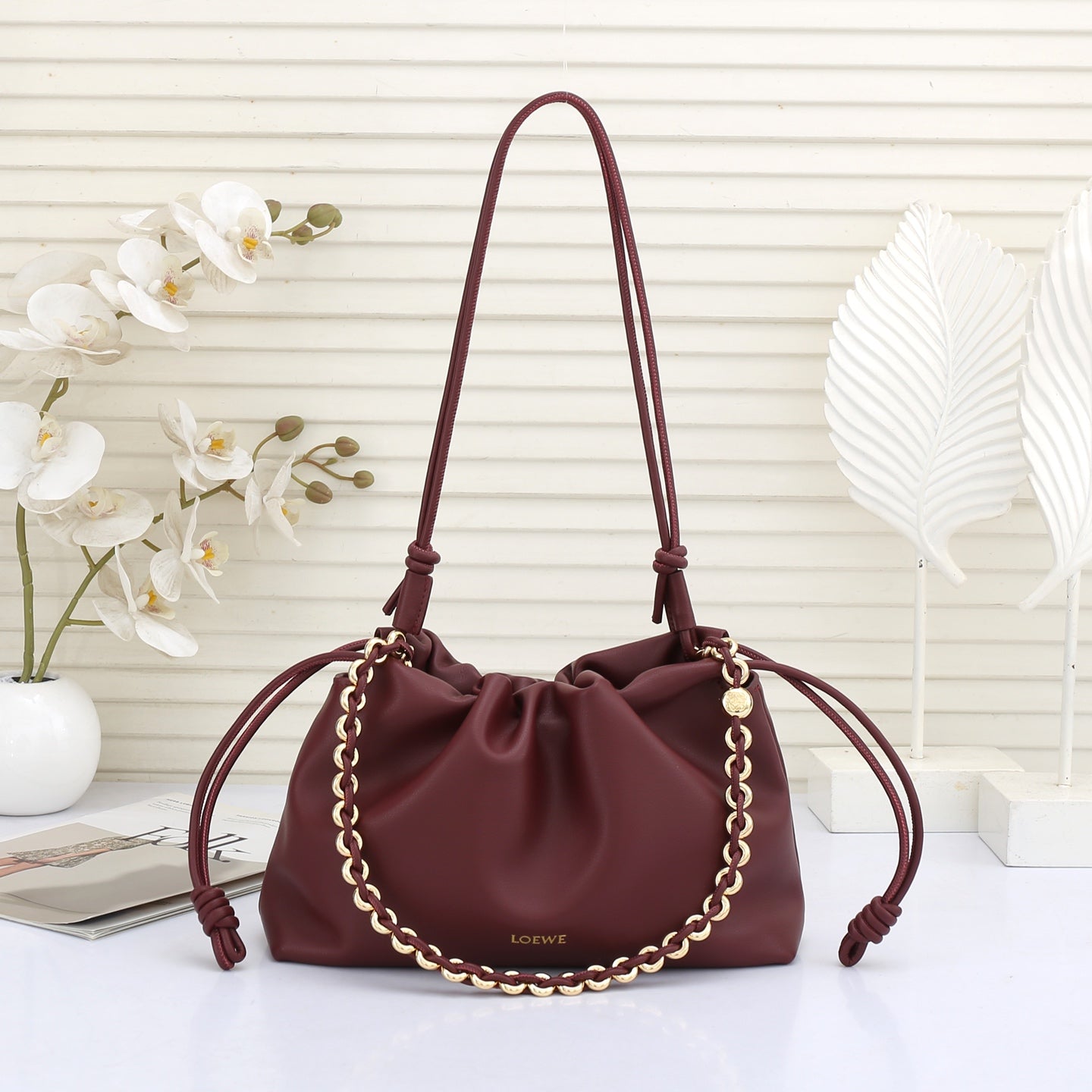 B1R66A8 Popular leather bag
