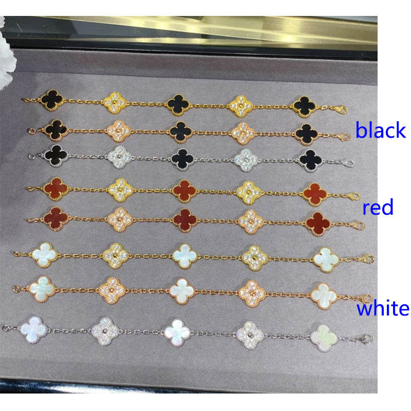 X5X53VA179K  Popular bracelets 5 flowers normal size1.5cm flower