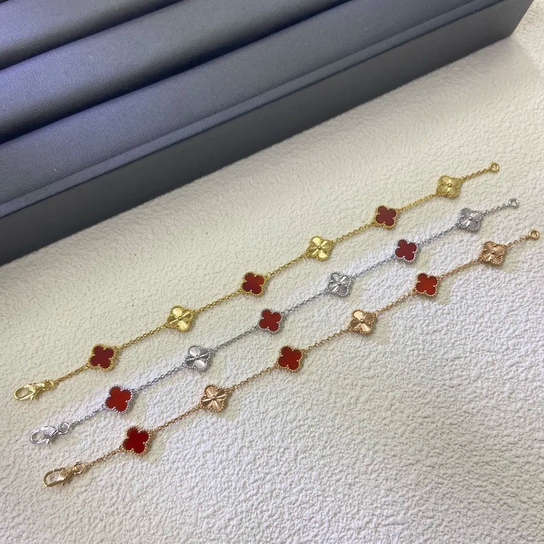 X5X63VA190K  Popular  6 flowers bracelets+2 flowers earrings
