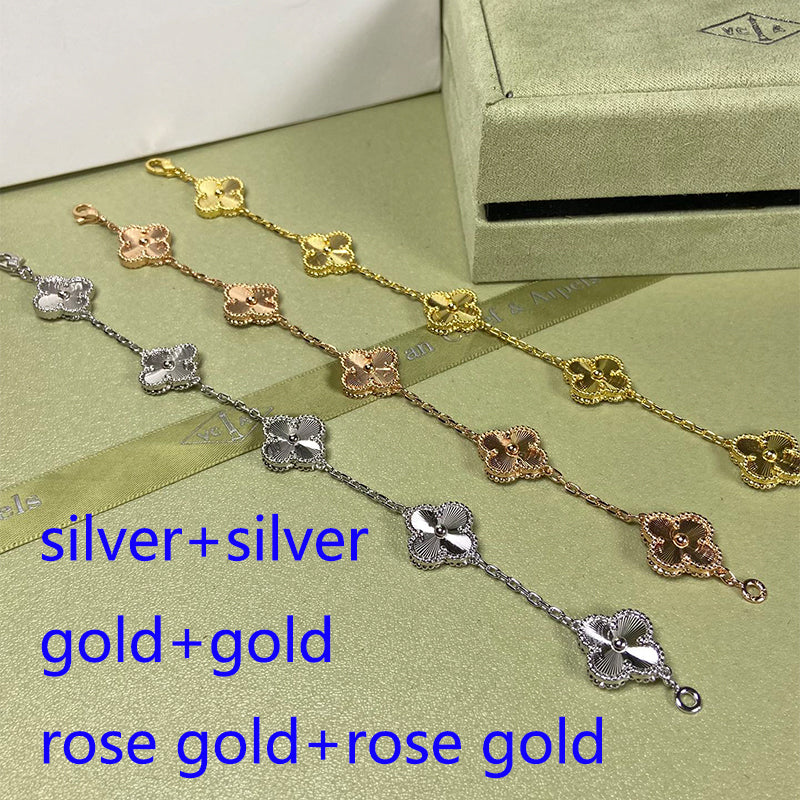 X5X94VA181K  Popular bracelets  5 flowers normal size1.5cm flower