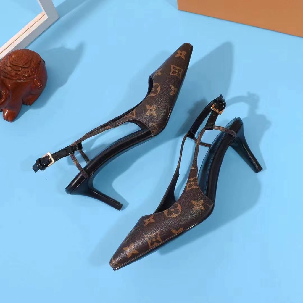 Z2R45E33 Popular leather High heels