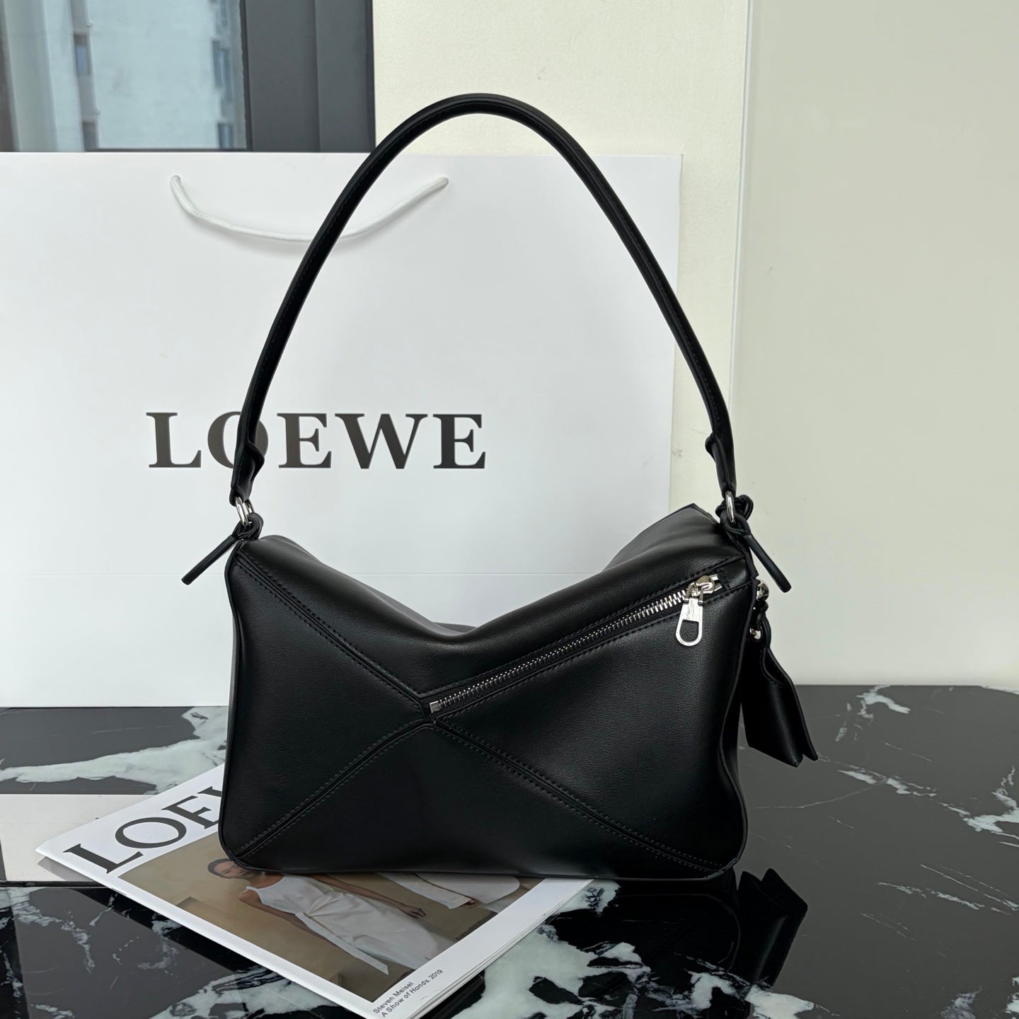B1R66A16 Popular leather bag