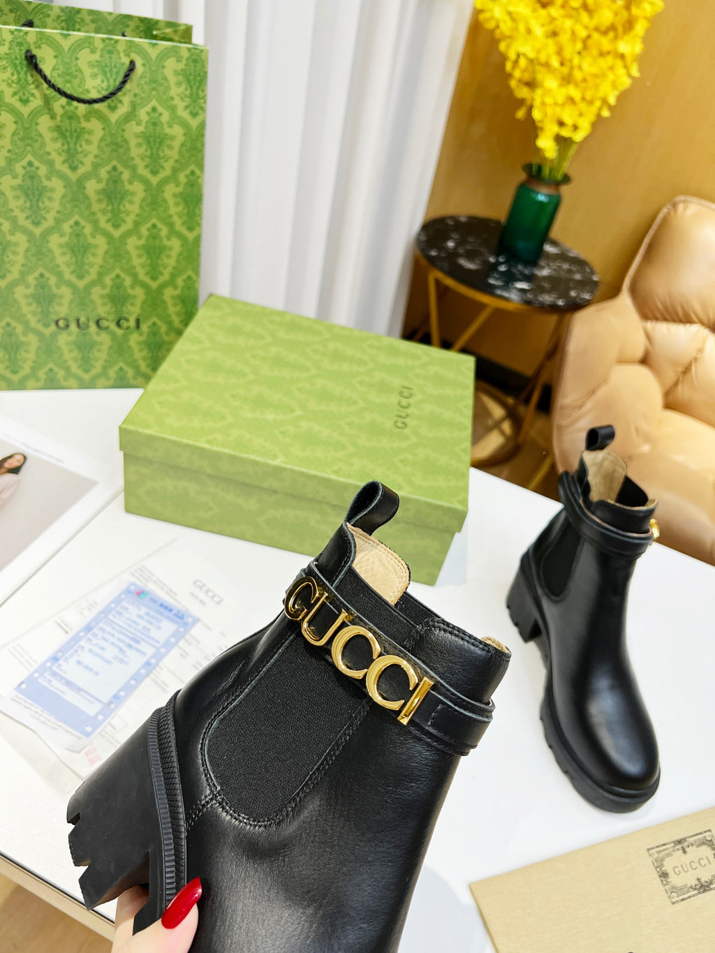 Z2XB197 Popular leather boot (top layer leather lining)