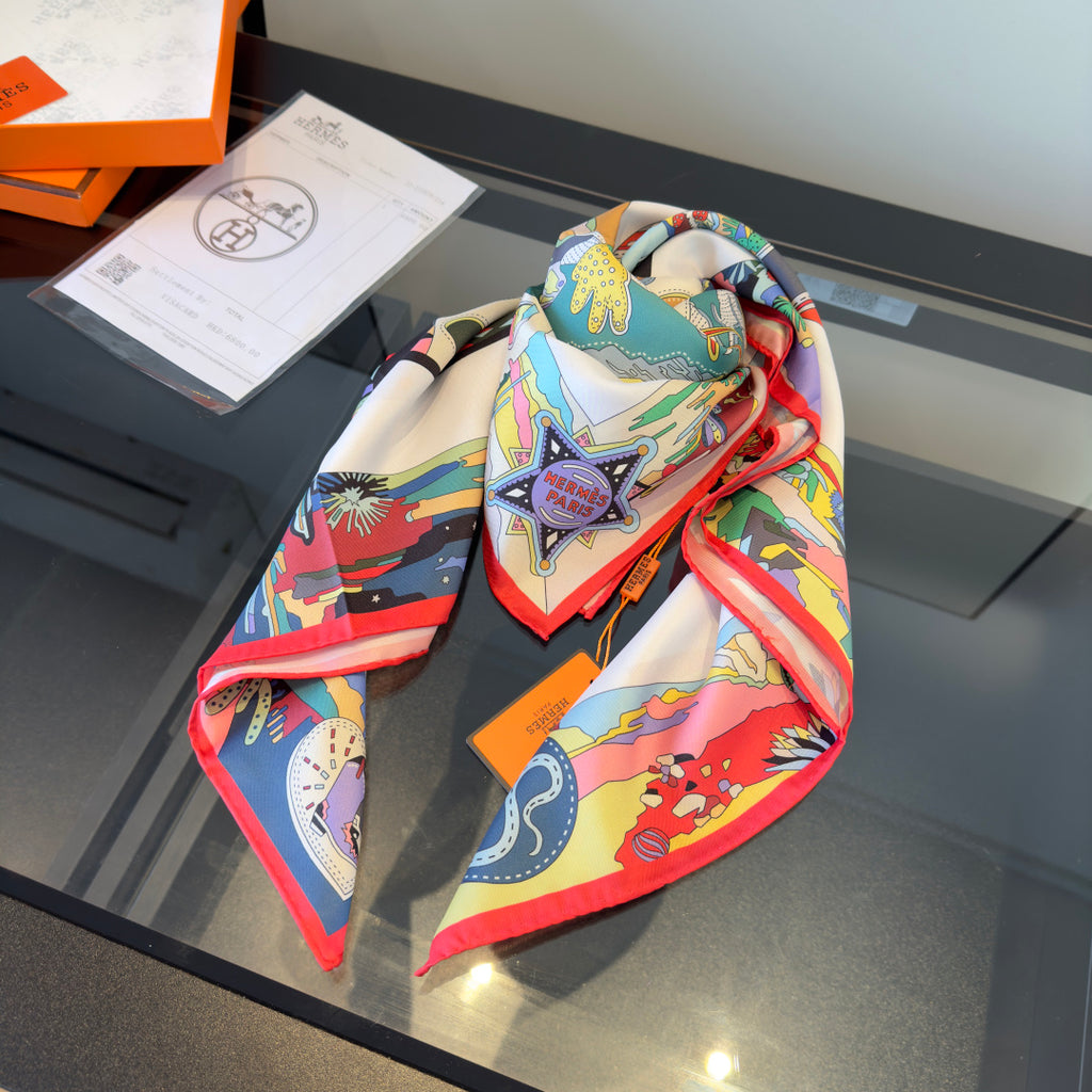 W1N46H22 Popular Silk Scarve