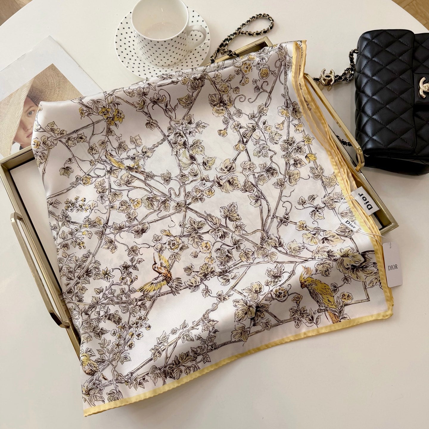 W1N36D19 Popular Silk Scarve