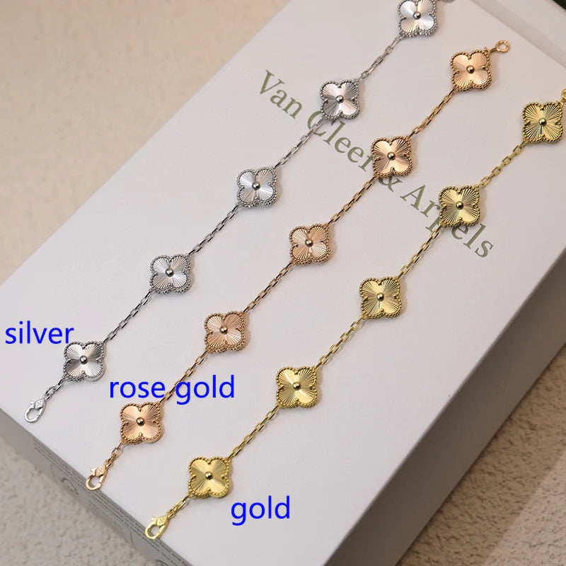 X5X53VA180K  Popular bracelets 5 flowers normal size1.5cm flower