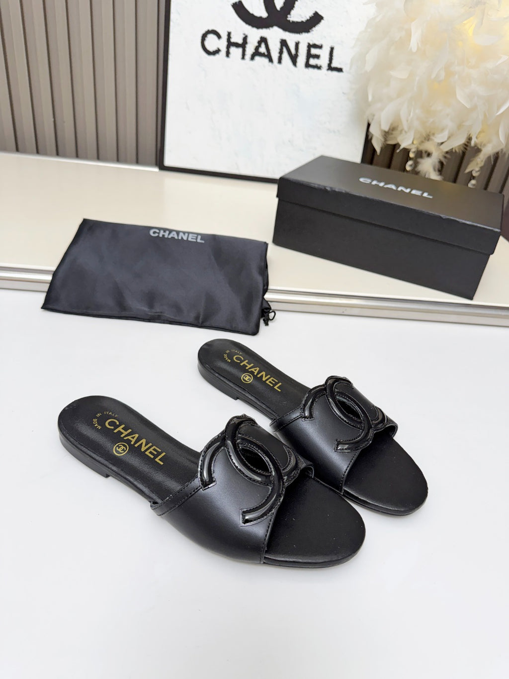 ZPX76C6  Popular high-quality leather slippers