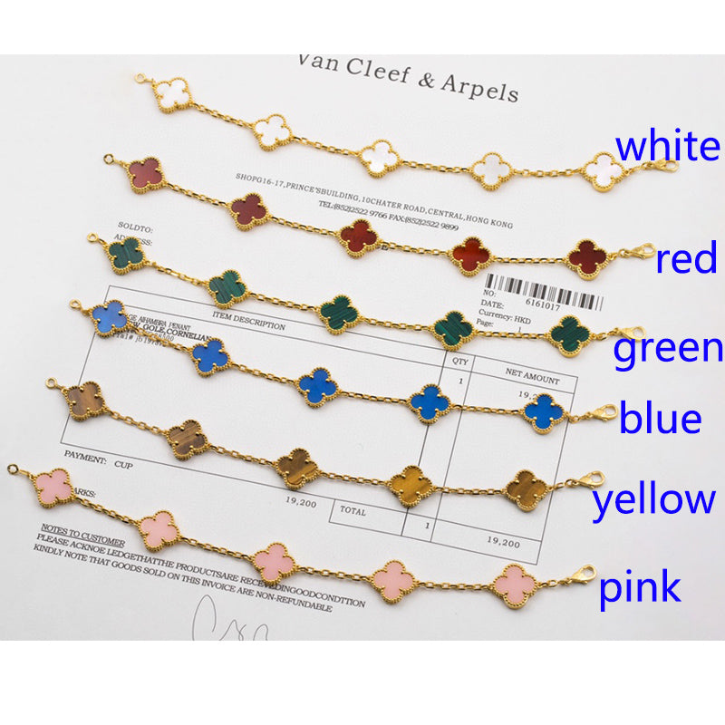 X5X53VA180K  Popular bracelets 5 flowers normal size1.5cm flower