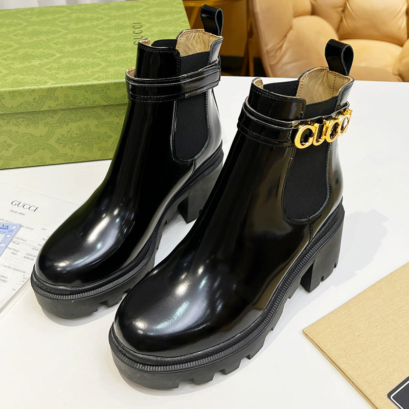 Z2XB196 Popular leather boot (top layer leather lining)