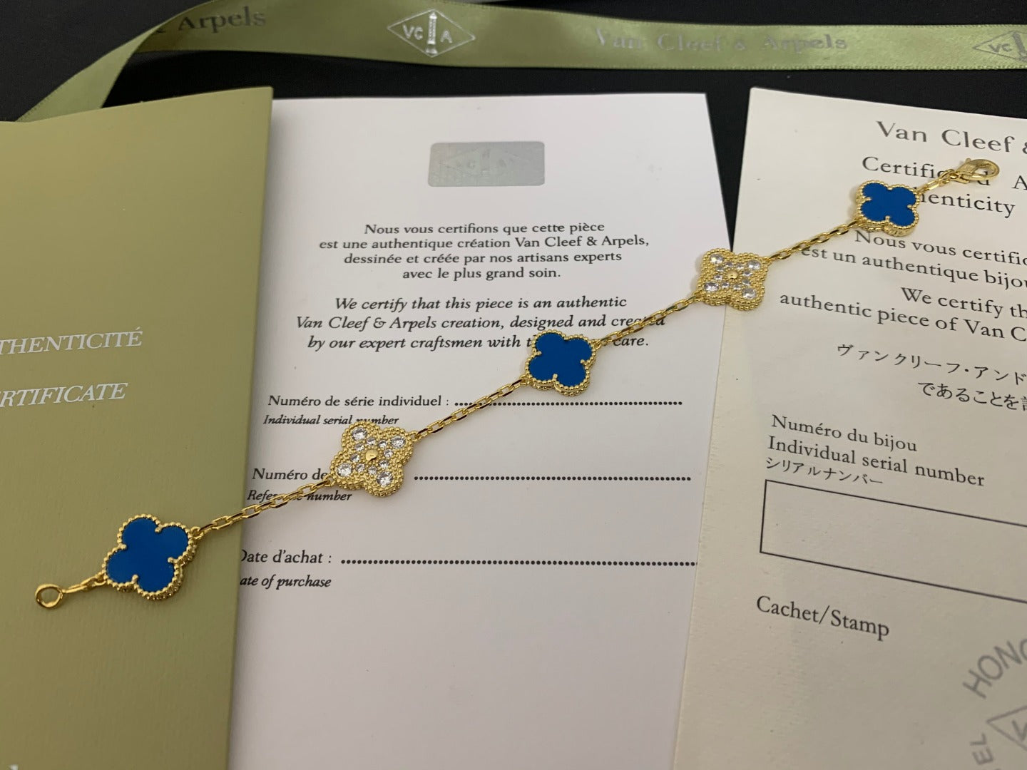X5X53VA179K  Popular bracelets 5 flowers normal size1.5cm flower