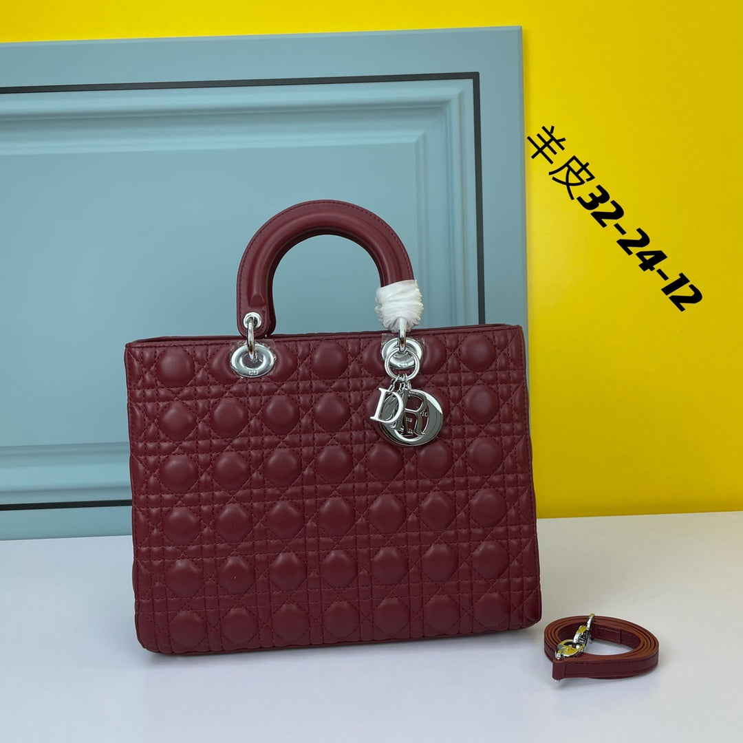 B1X43D54 Popular   leather bag  (32CM)