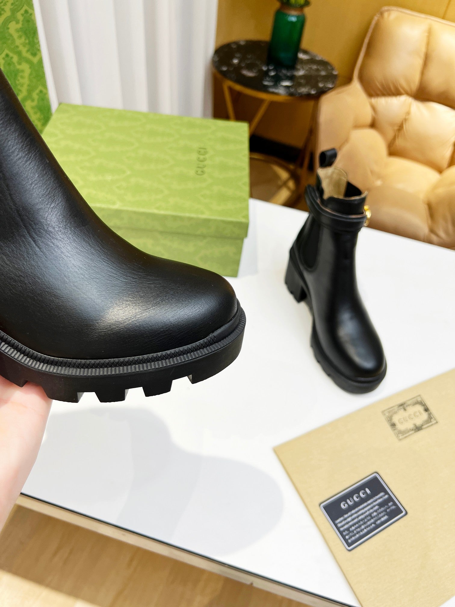 Z2XB197 Popular leather boot (top layer leather lining)