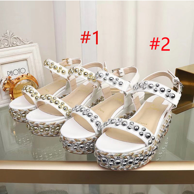 Z2ZA49 Popular leather High heels 6.5cm