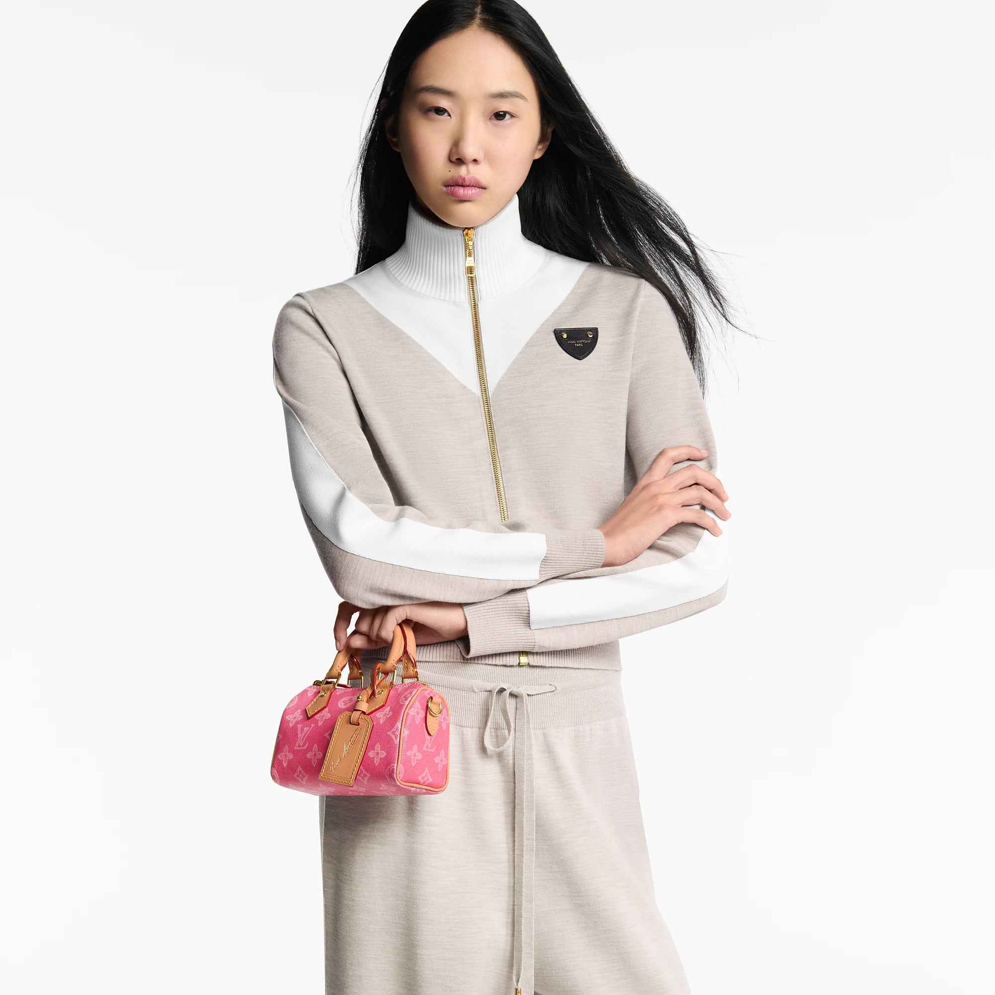 B1R76E38 Trendy classic high-quality coated canvas bags