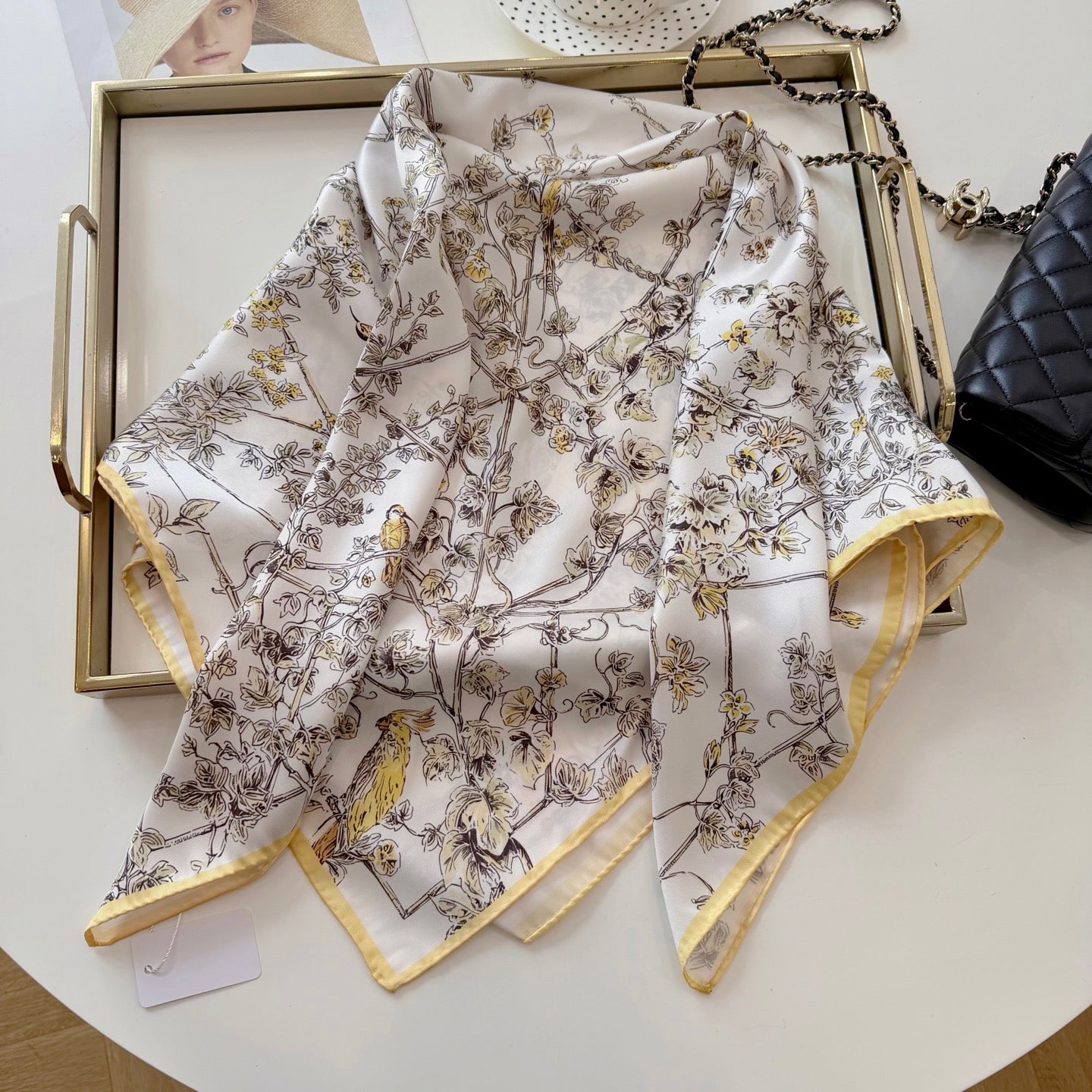 W1N36D19 Popular Silk Scarve