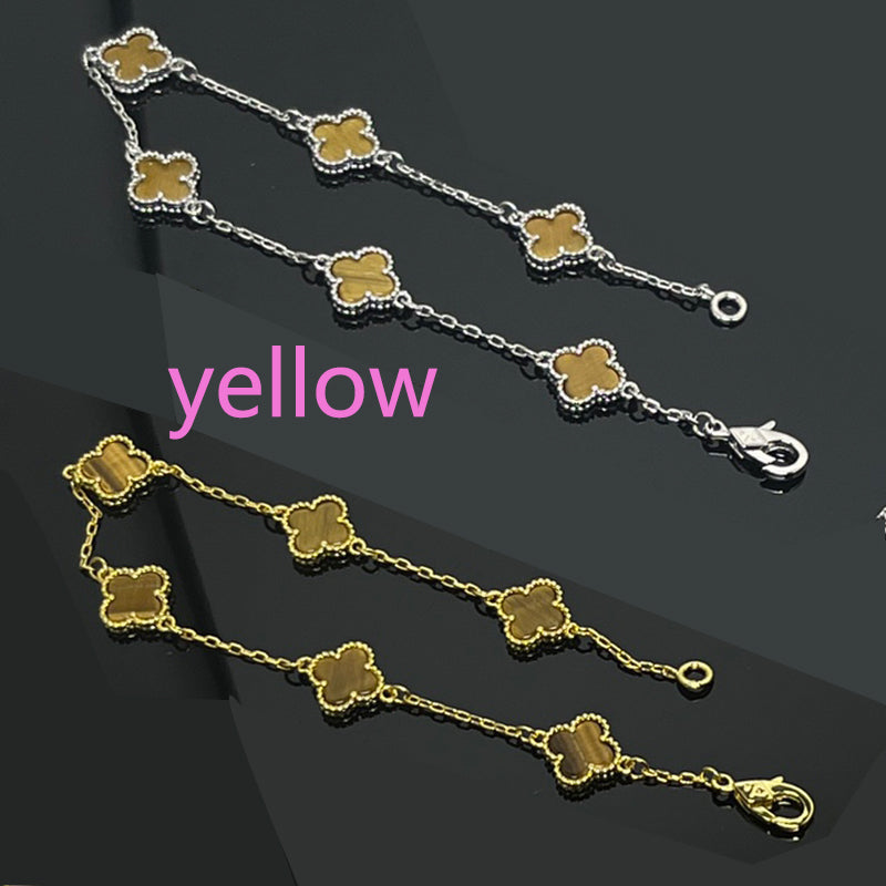X5X94VA183K  Popular bracelets 6 flowers mini size 0.9cm flower