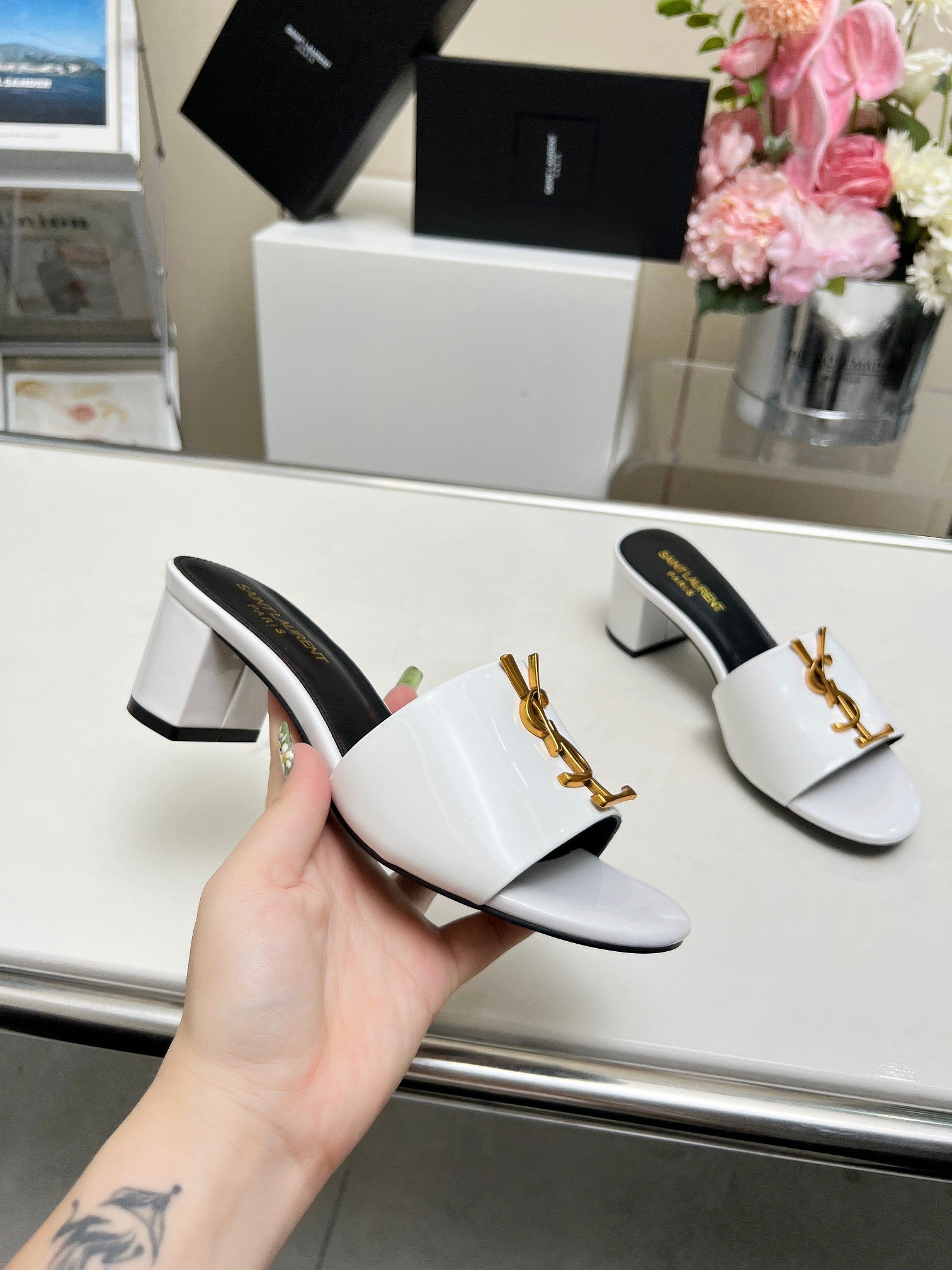Z2Z85SL34  Popular leather High heels(Heel height 5CM)