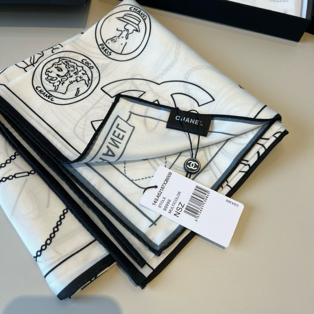 W1N36C22 Popular Silk Scarve