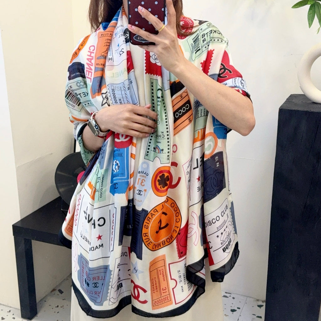 W1Z35C198  Popular Silk Scarve