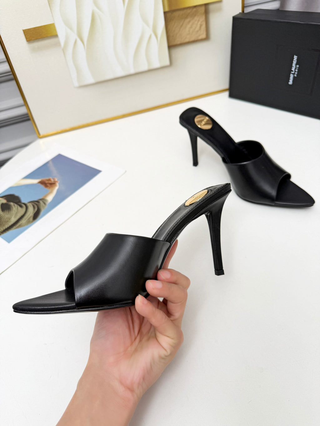 Z2P36SL6 Popular high-quality leather Shoes(heel-height 9cm)