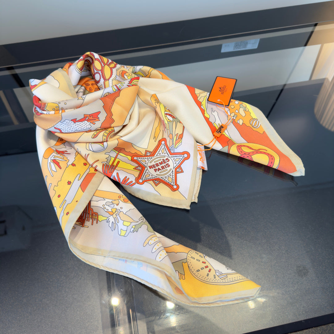 W1N46H22 Popular Silk Scarve