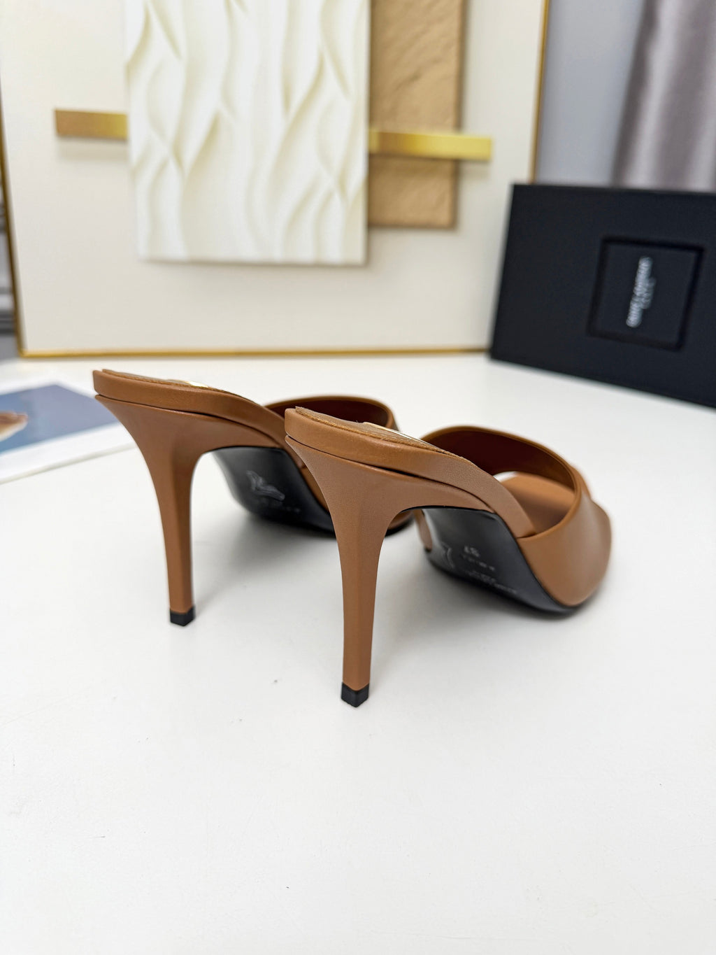 Z2P36SL6 Popular high-quality leather Shoes(heel-height 9cm)