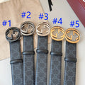 P1N95B2 Popular  high-quality leather belt