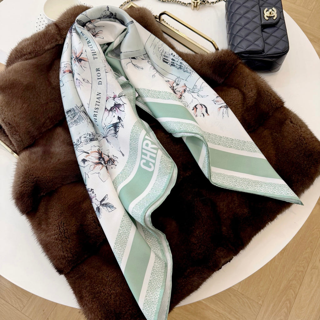 W1N36D21 Popular Silk Scarve