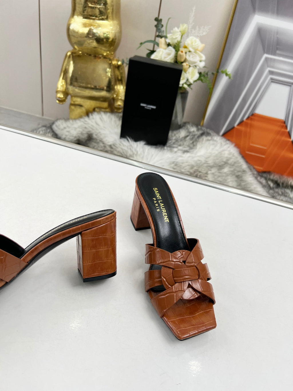 Z2Z85SL35  Popular leather High heels(Heel height 6.5CM)