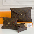 B1P46E28 Popular leather bag（three-piece）