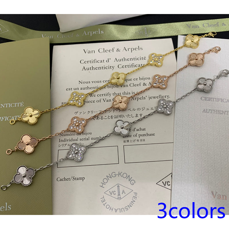 X5X63VA201K  Popular bracelets 5 flowers normal size1.5cm flower
